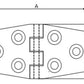 Heavy Duty Door Hinge Equal