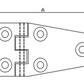 Heavy Duty Door Hinge Unequal