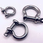 BOW SHACKLE 316 stainless SCREW PIN EUROPEAN TYPE