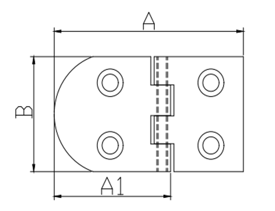 Marine Hinge - Type 2