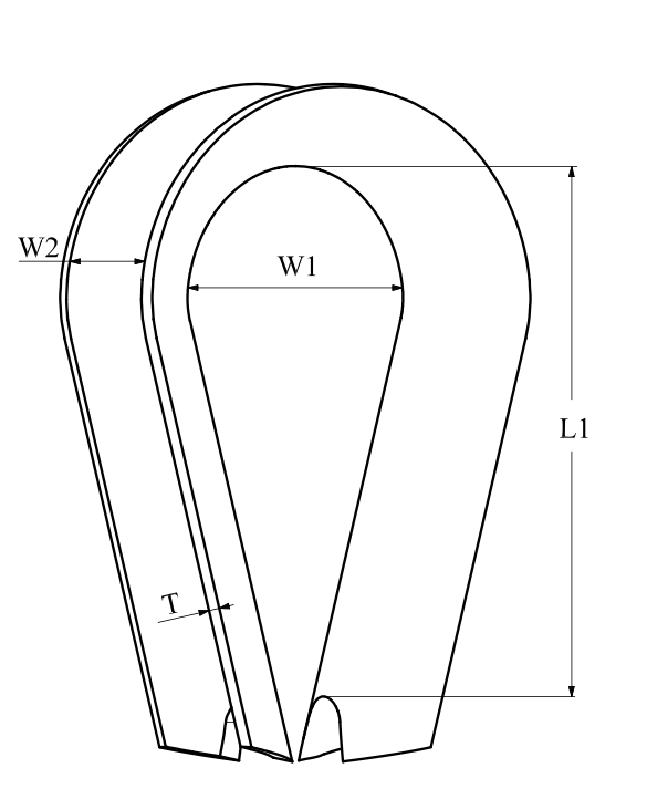 Wire Rope Thimble Eye