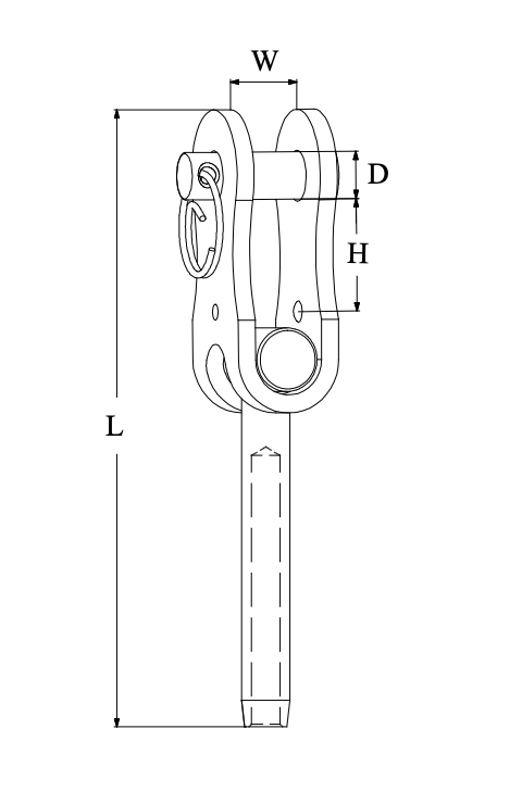 SWAGE TOGGLE TERMINAL