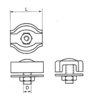 Simplex Wire Rope Grip