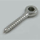 Eye Stamped  Head Bolt With Wood Screw