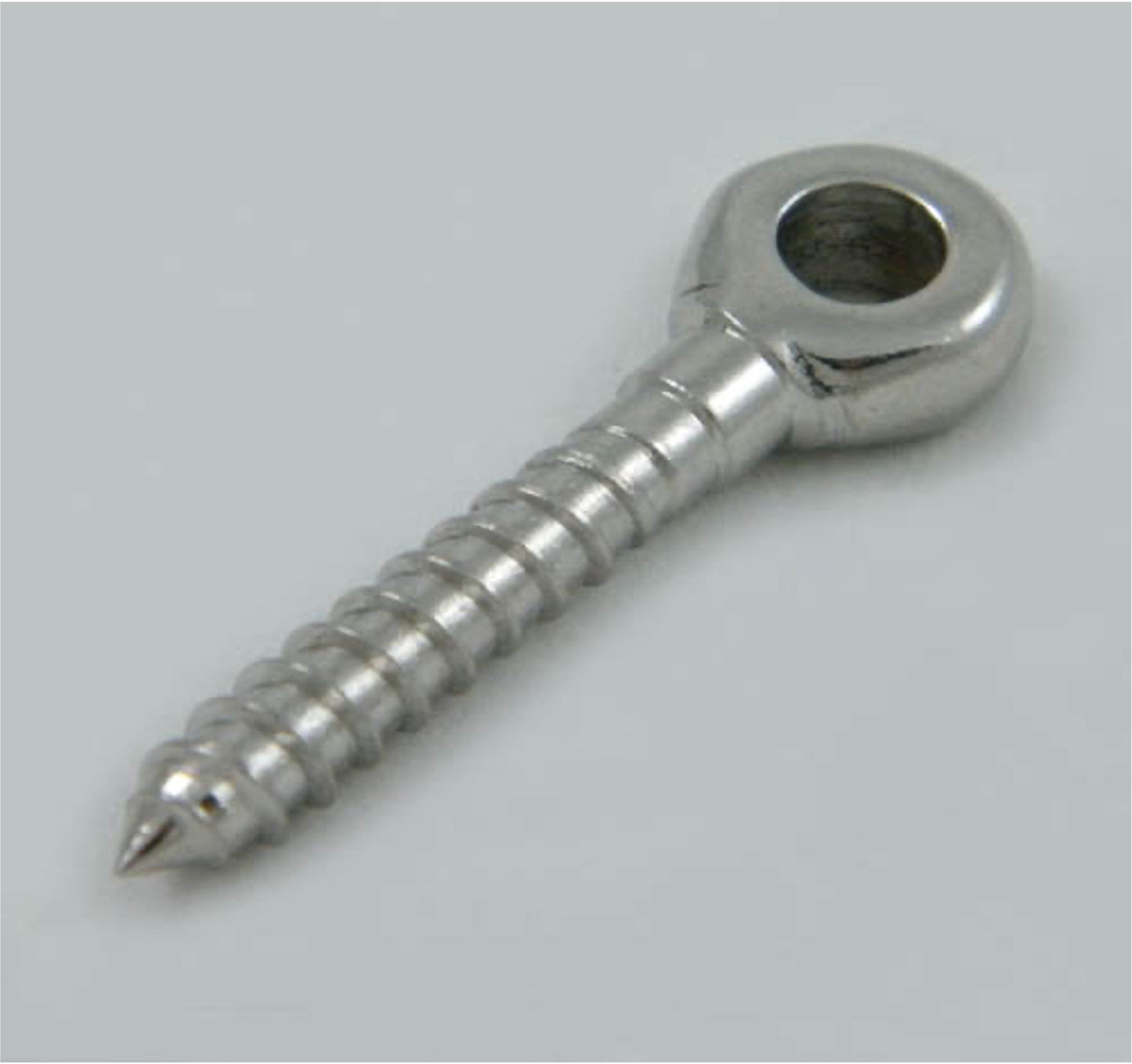 Eye Stamped  Head Bolt With Wood Screw