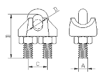 Wire Rope Grip DIN 741